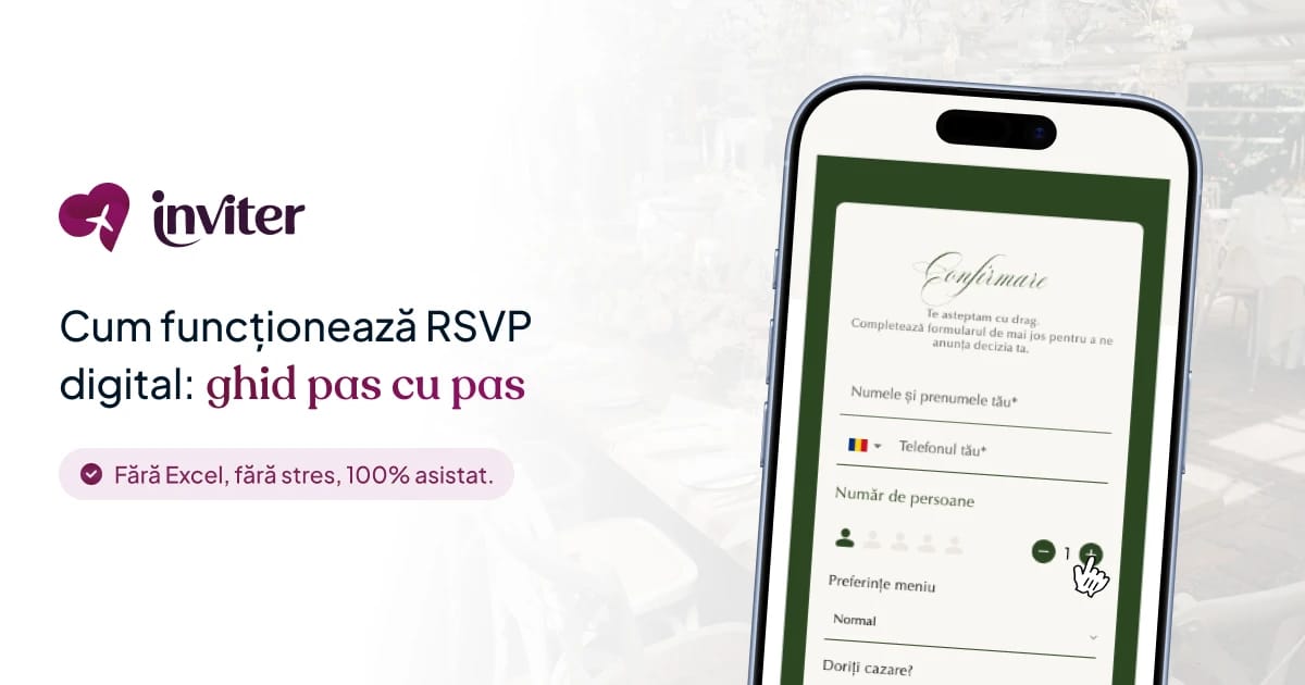 Cum funcționează RSVP digital: ghid pas cu pas
